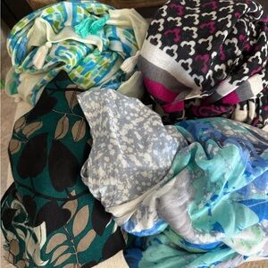 Lot of 4 Vera Bradley Retired Pattern Scarves